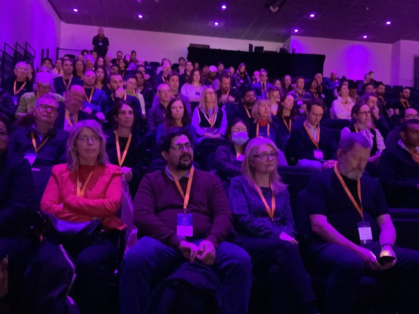 The Aurora Climate Tech Summit audience in Wellington